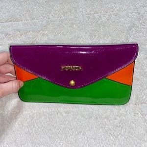 RARE Vintage Furla Wallet 💜💚🧡